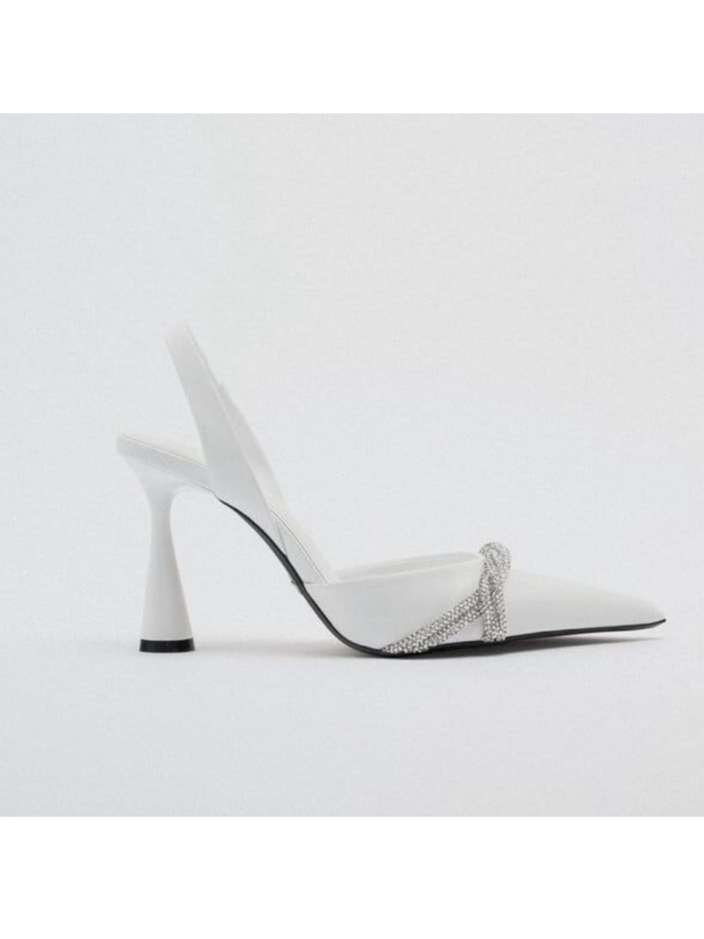 ZARA white heels size 39